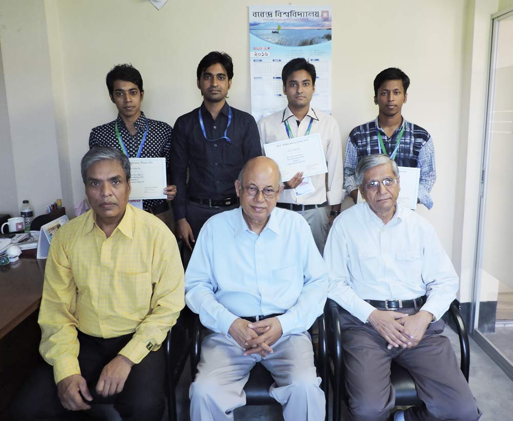 Varendra University team in Science Fiesta-2016, RU
