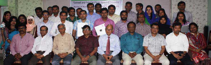 MBA certificate awarding ceremony held