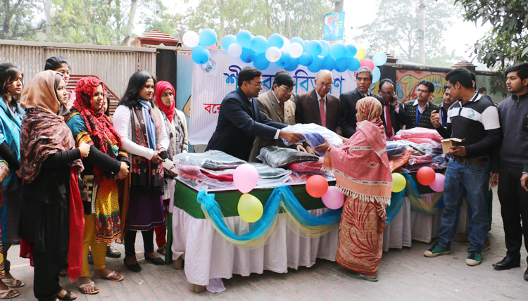 “Winter Cloth Distribution-2016” Organized by  Business Club