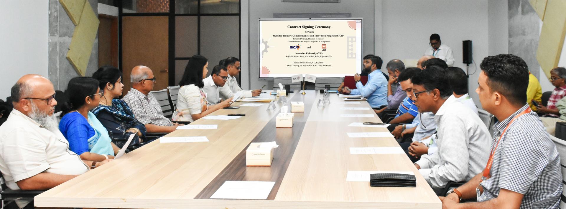 Contract  Signing Ceremony between SICIP & VU